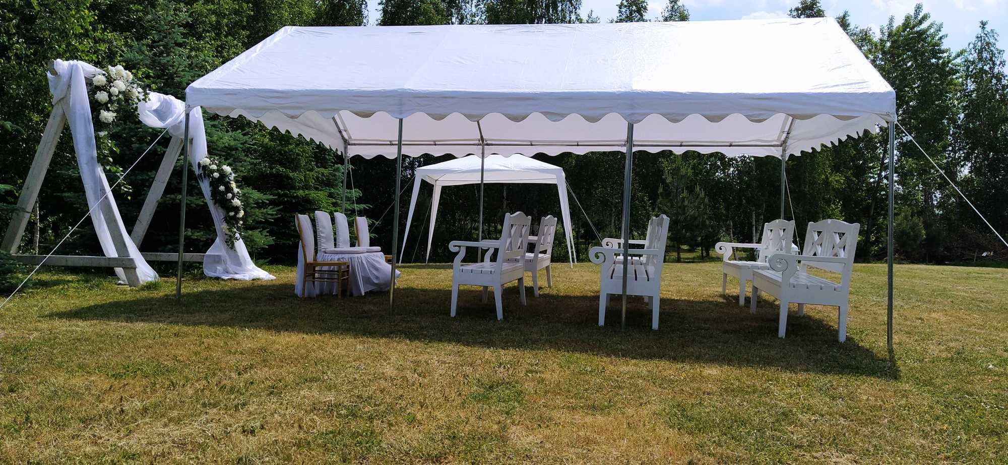 Do wynajęcia namiot imprezowy /cateringowy 6x4m 8x5m stoły krzesła