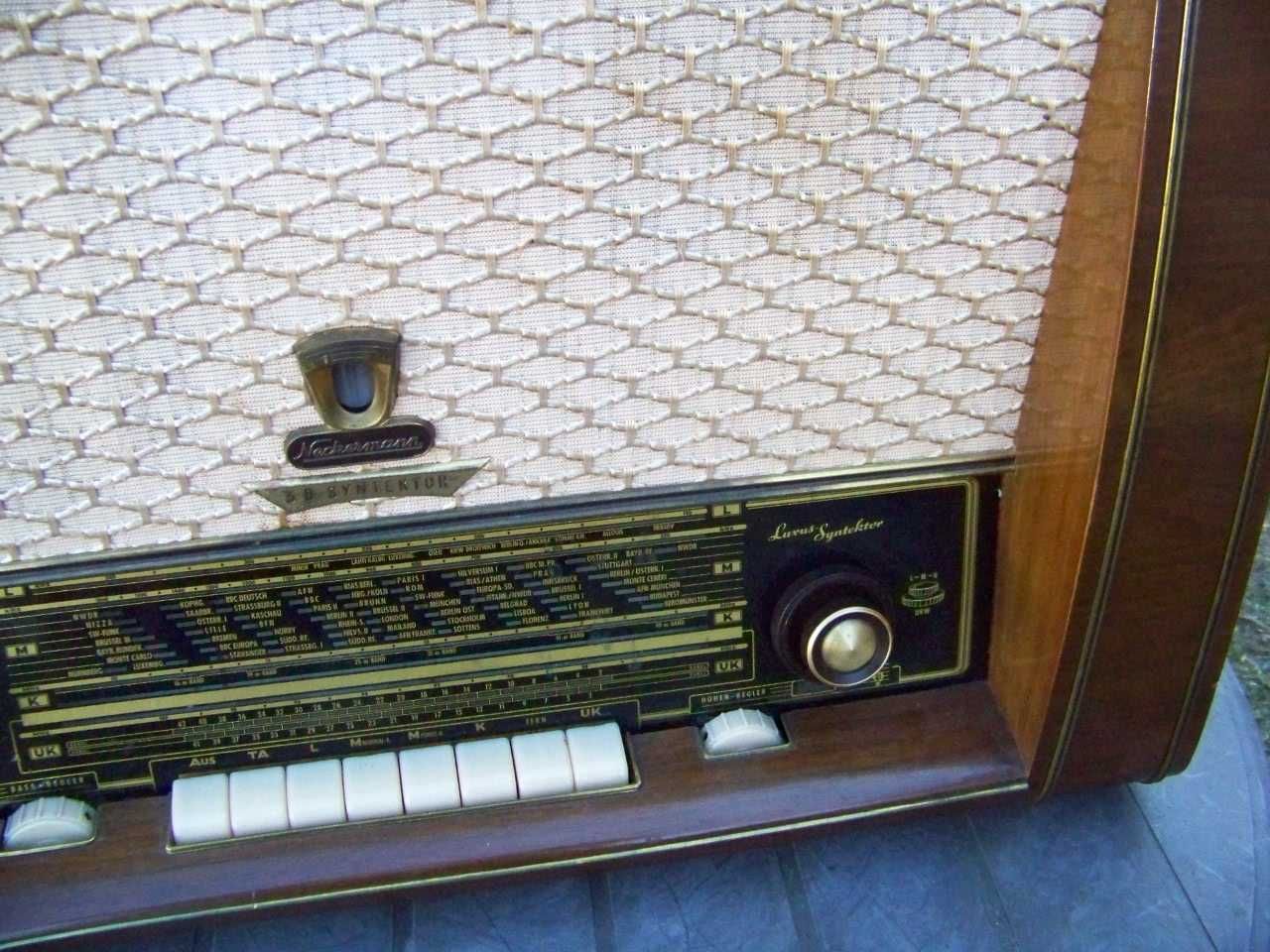 Stare radio lampowe Neckermann Luxus-Syntektor 111/27 Sprawne!