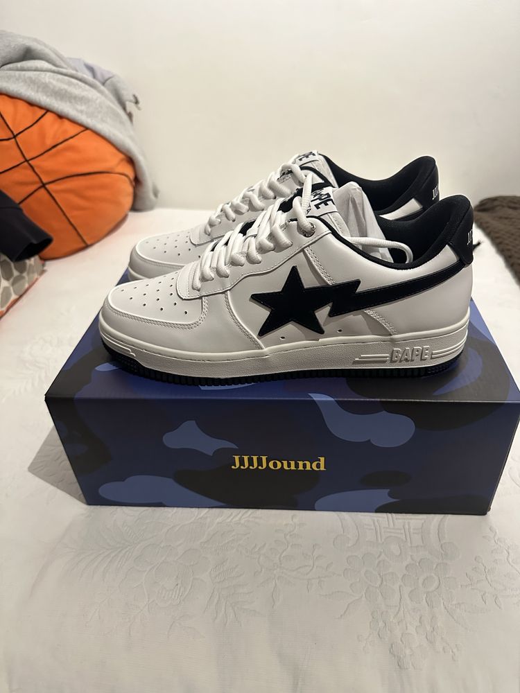 Bapesta x JJJJound White Navy - n44
