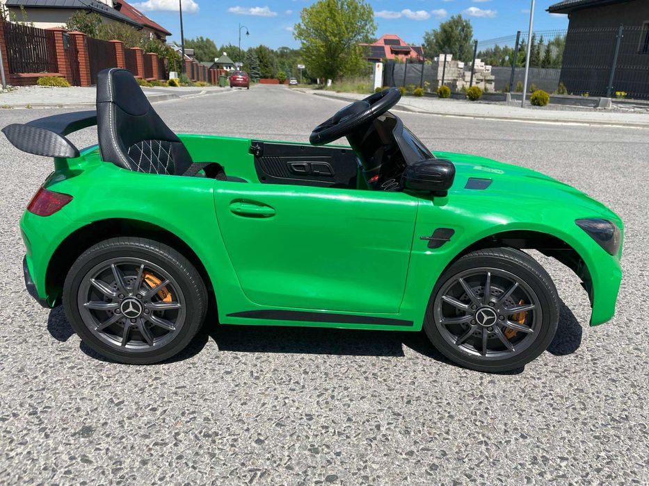 Auto na akumulator Mercedes GTR-S Miękkie koła EVA SKÓRA Pilot