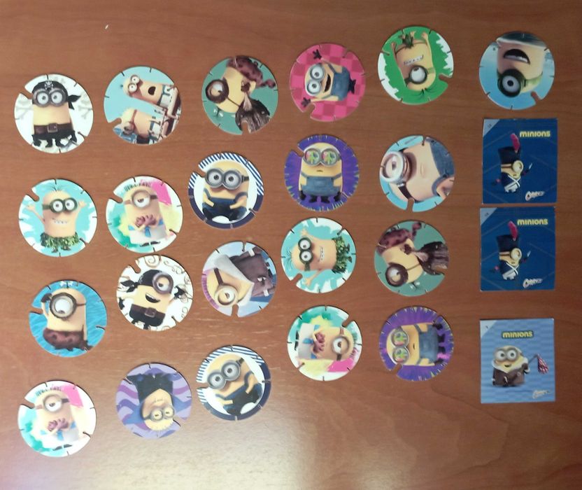 Minions (Mínimos) - 24 Tazos e pontos