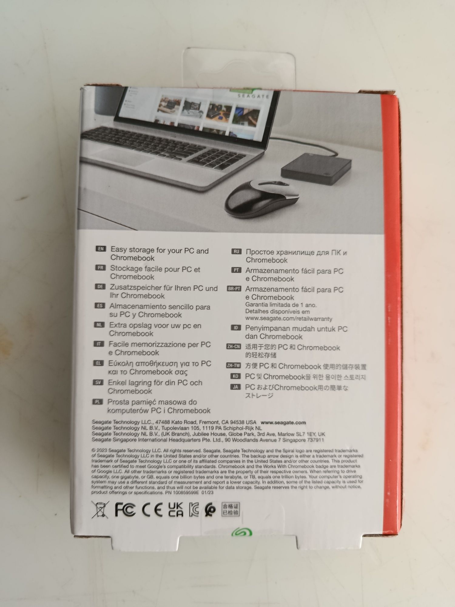 Disco externo seagate 2TB novo e selado