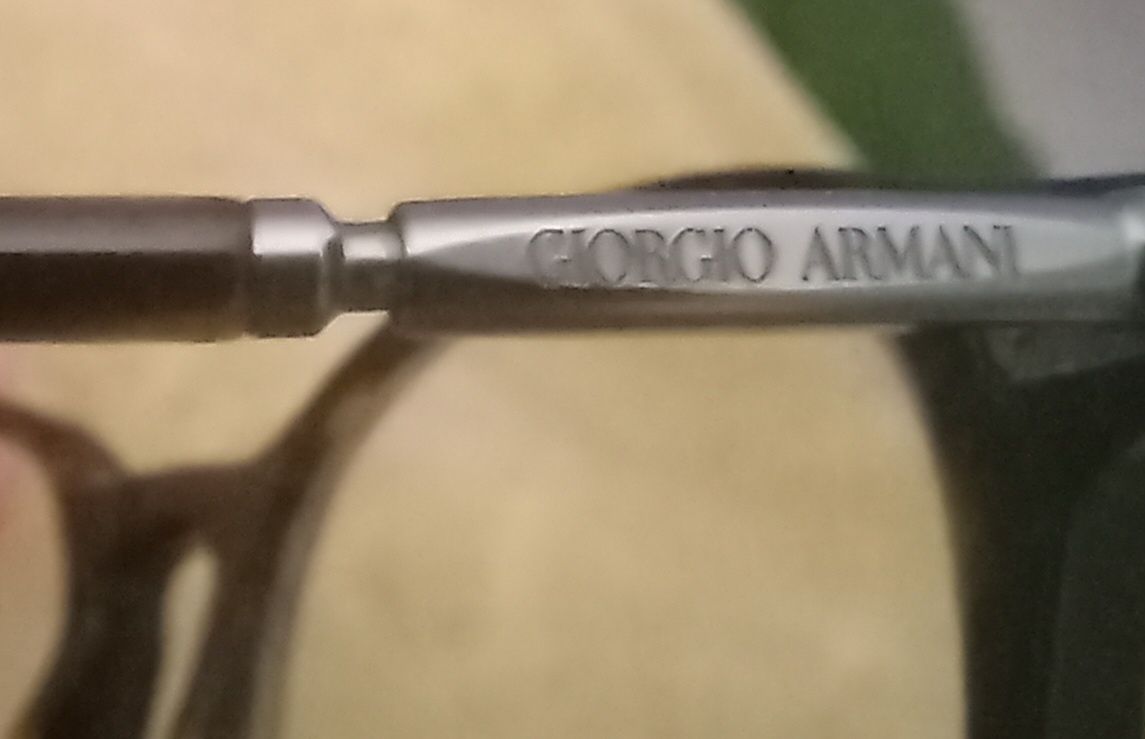 Óculos Armação Vintage Giórgio Armani