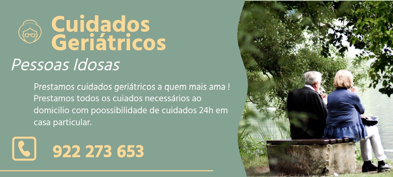 Cuidados geriatricos ao domicilio com possibilidade 24h