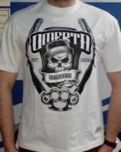 Koszulka t-shirt OMERTA ŚMIERĆ czacha xl jak nowa bawełna 100% super