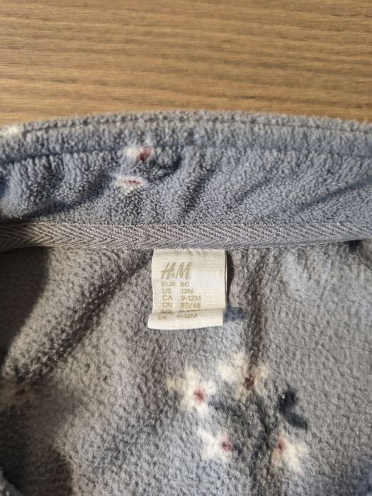 Флісовий костюм H&M 80 розмір 9-12 місяців