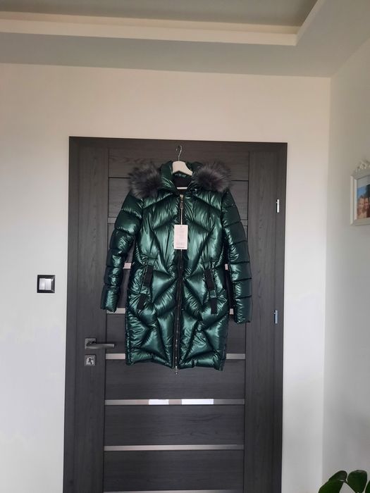 Nowa kurtka długa z metką L