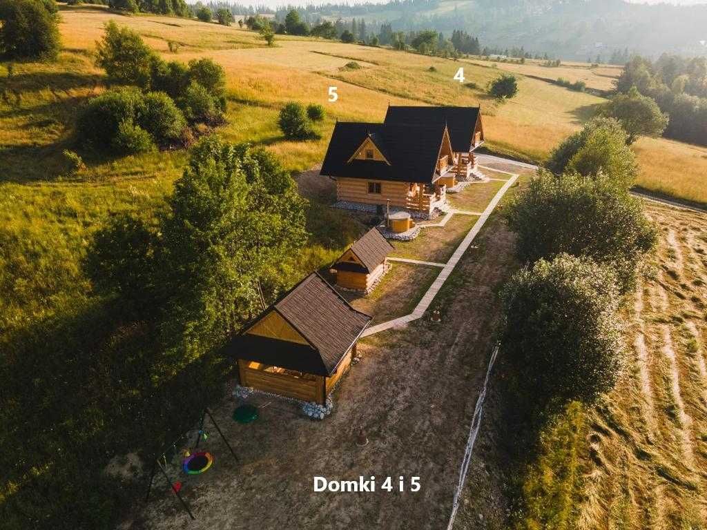 Góralski domek w górach balia jacuzzi sauna tatry gorce na odludziu