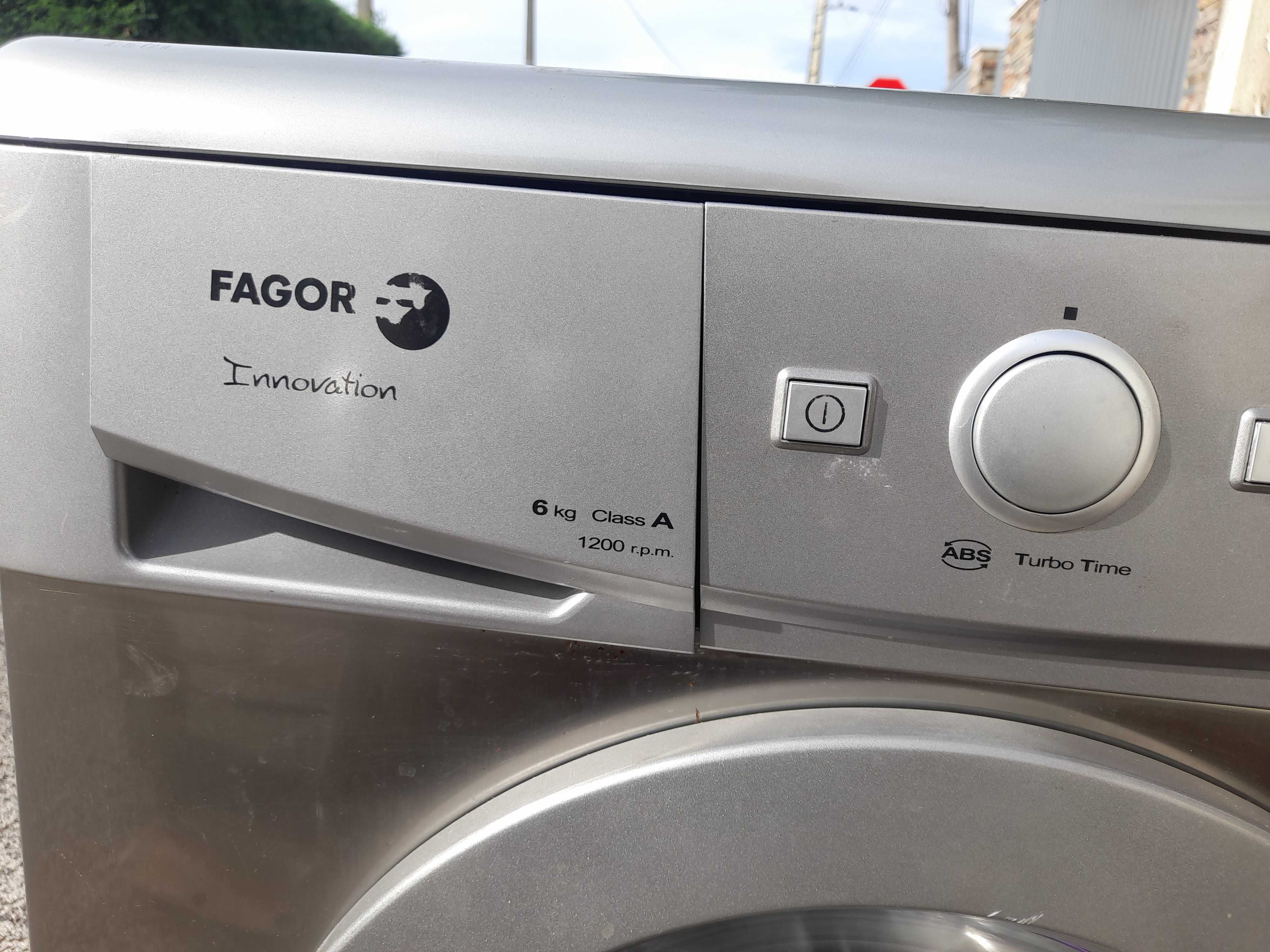 maquina de roupa fagor lava e seca 1200 rpm 6 quilos exelente estado