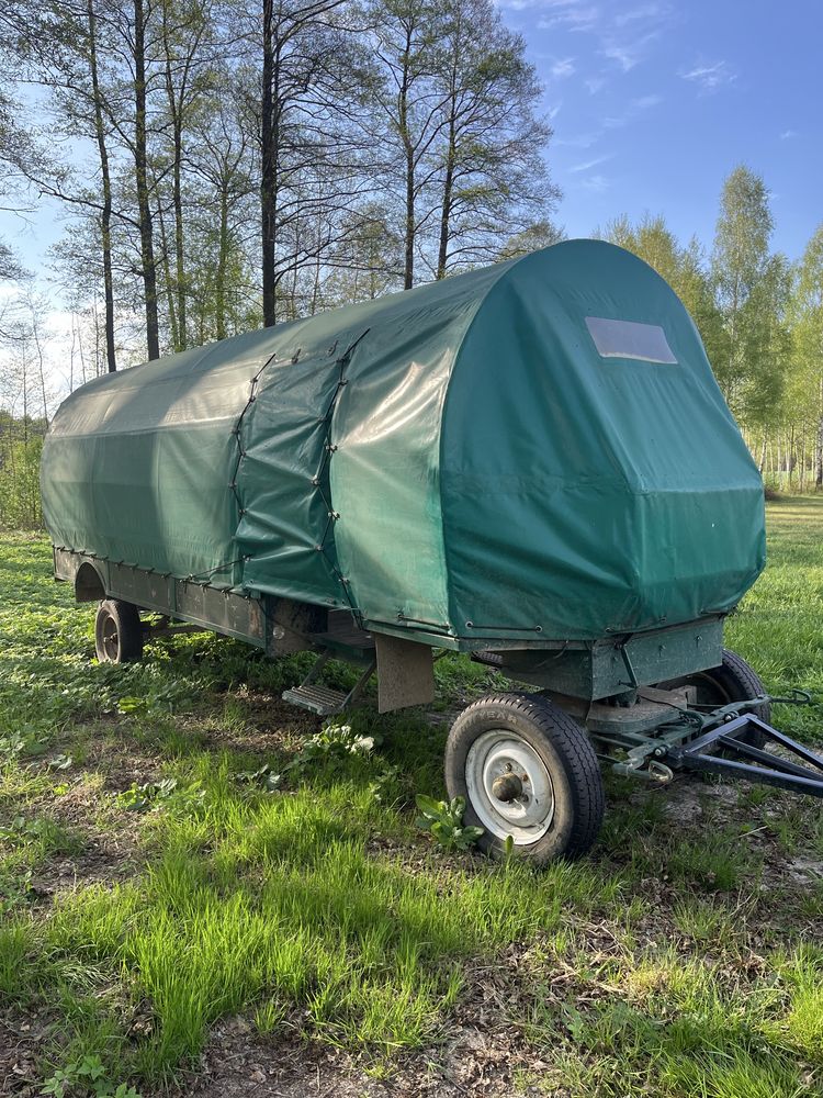 Bryczka konna podwoda, linijka myśliwska .