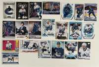 Vancouver Canucks karty nhl hokejowe upper deck, mvp, metal