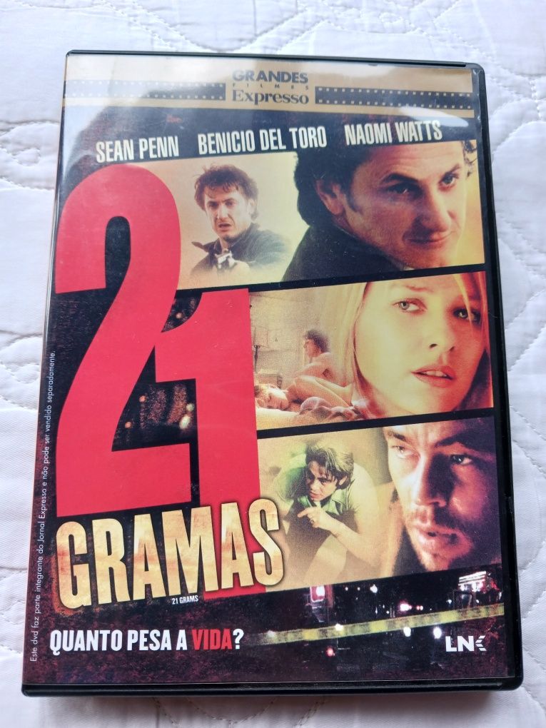 DVD "21 Gramas" - Sean Penn, Naomi Watts, Benicio Del Toro