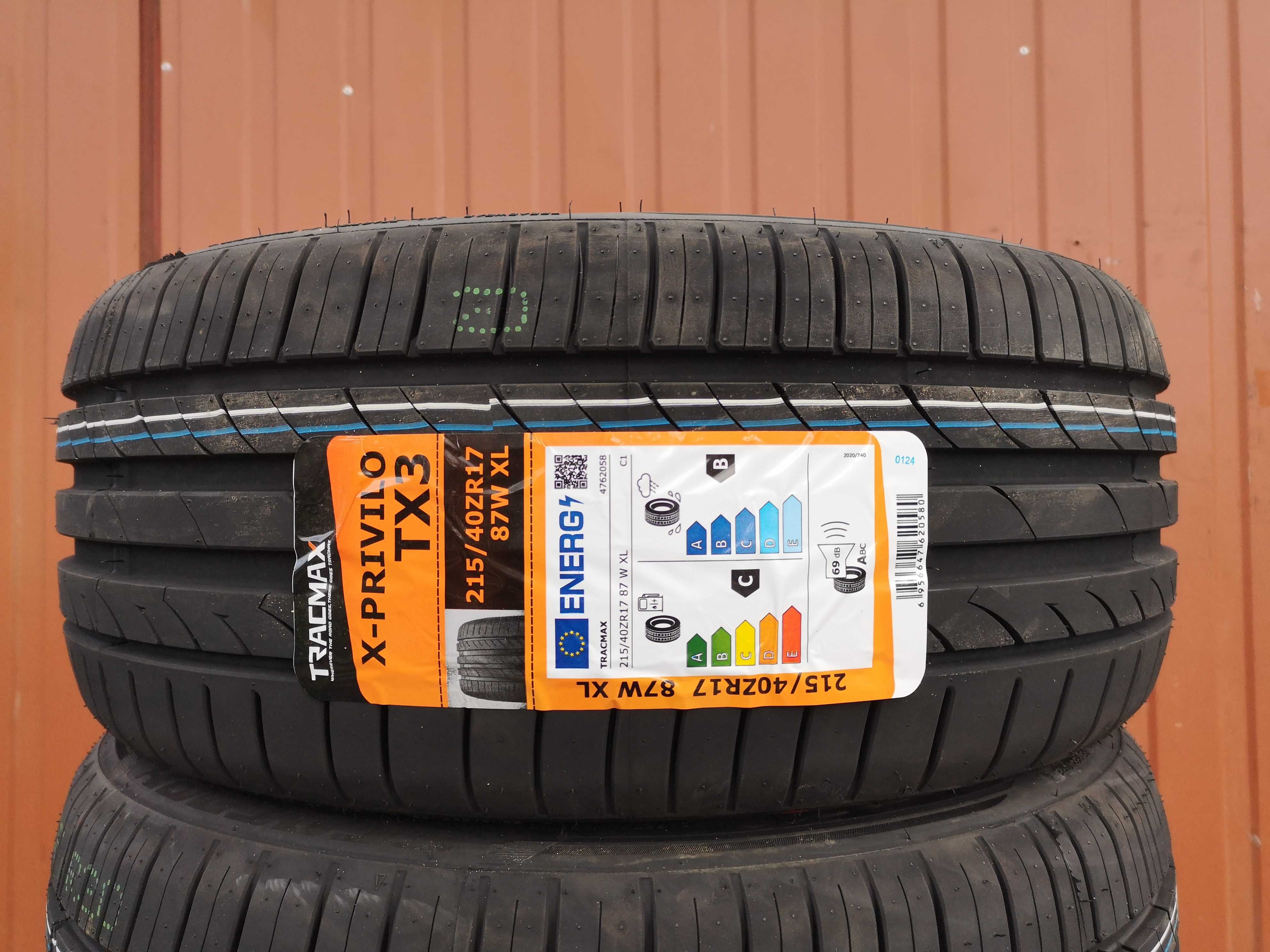 215/40 R17 87W XL - Tracmax X-Privilo TX3 (2 sztuki) NOWE
