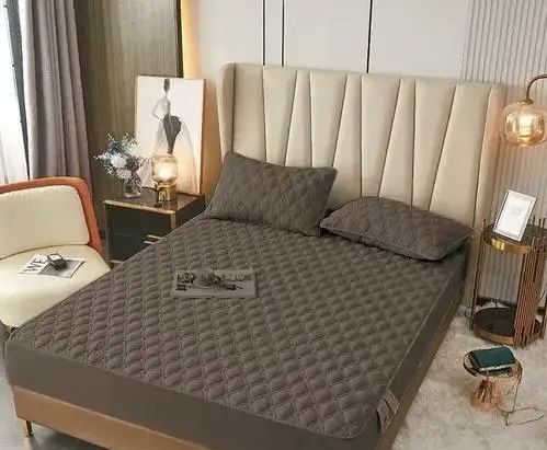 Акція 3 дні! Стьобаний прошитий еко наматрасник наматрацник хлопковий