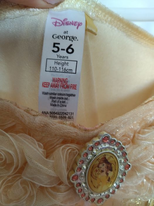 110-116 George плаття сукня принцеса Бель Дісней