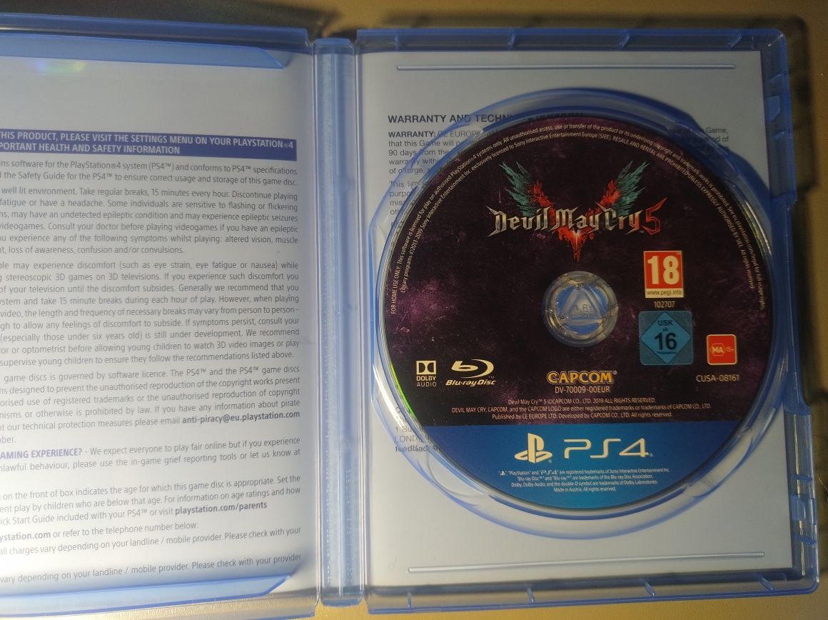 Devil may cry ps4 i ps5