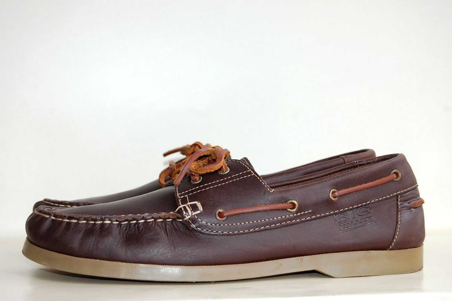 Мокасины топсайдеры BIG VALLEY р.44-45 original ENGLAND