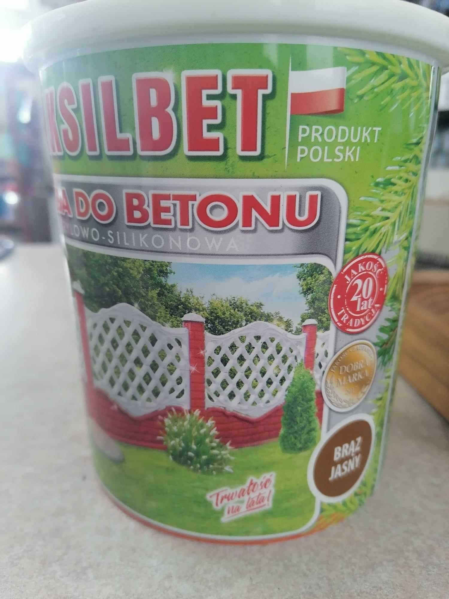 Farba do betonu AKSILBET  JASNY BRĄZ 1L