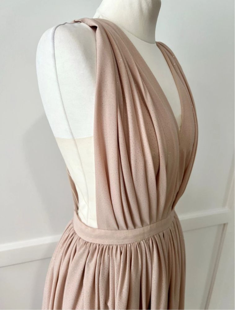 Sukienka rzymianka midi Lou r. M nude