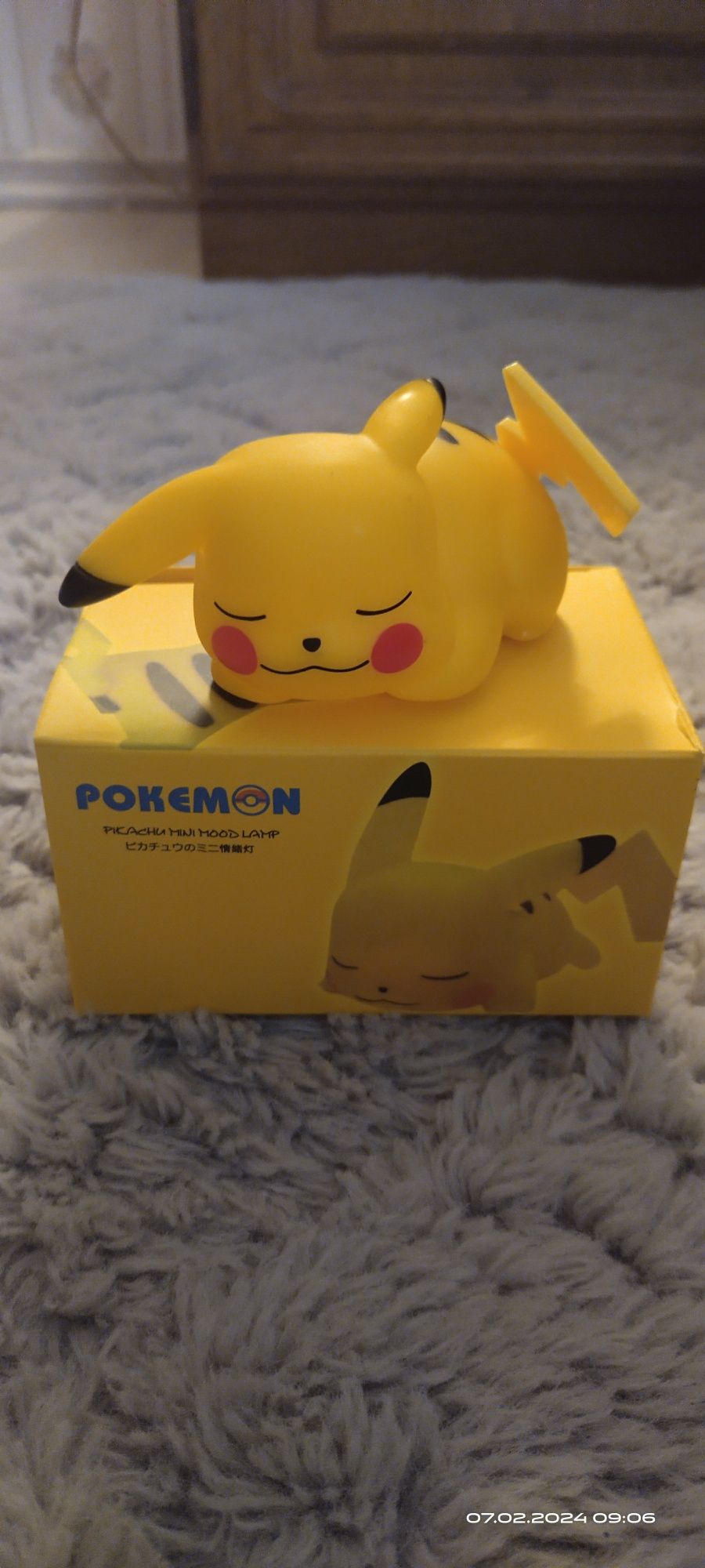 Lampka nocna LED Pokemon Pikachu