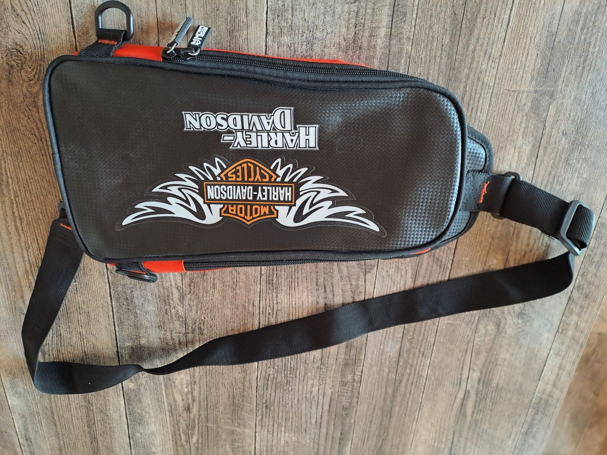 Torba plecak na pasku z logo Harley Davidson
