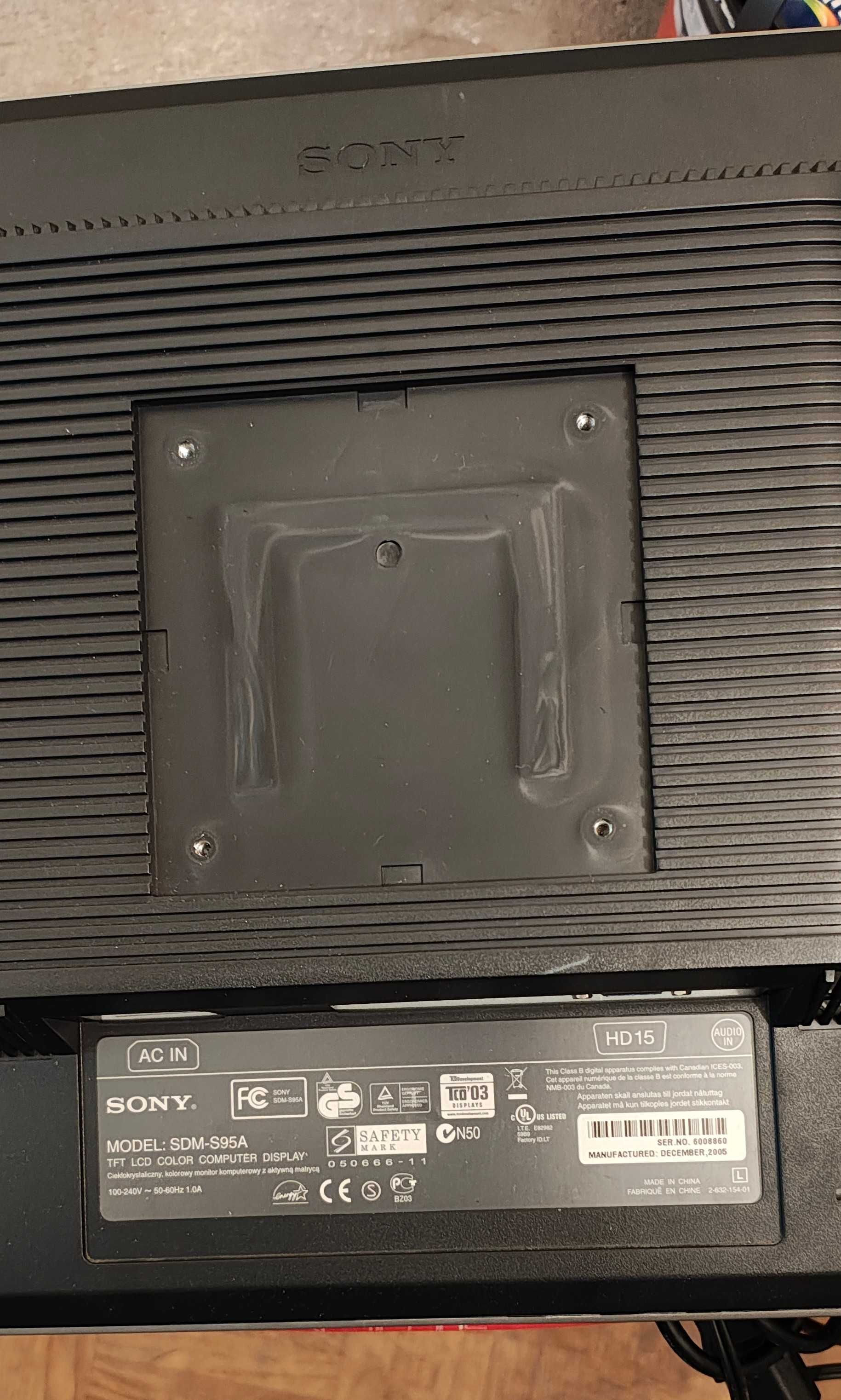 Monitor komputerowy Sony
