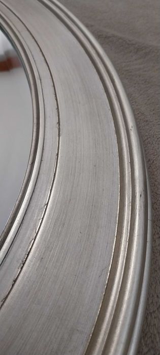 Espelho Prateado Oval