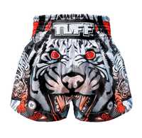 TUFF Spodenki Muay Thai Grey Tiger XL