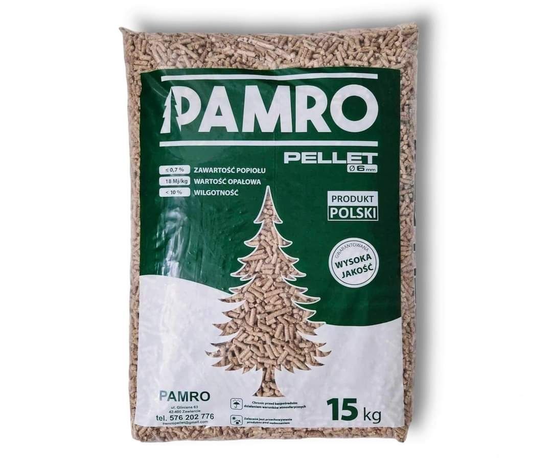 Pellet, certyfikat A1   pelet PAMRO od producenta