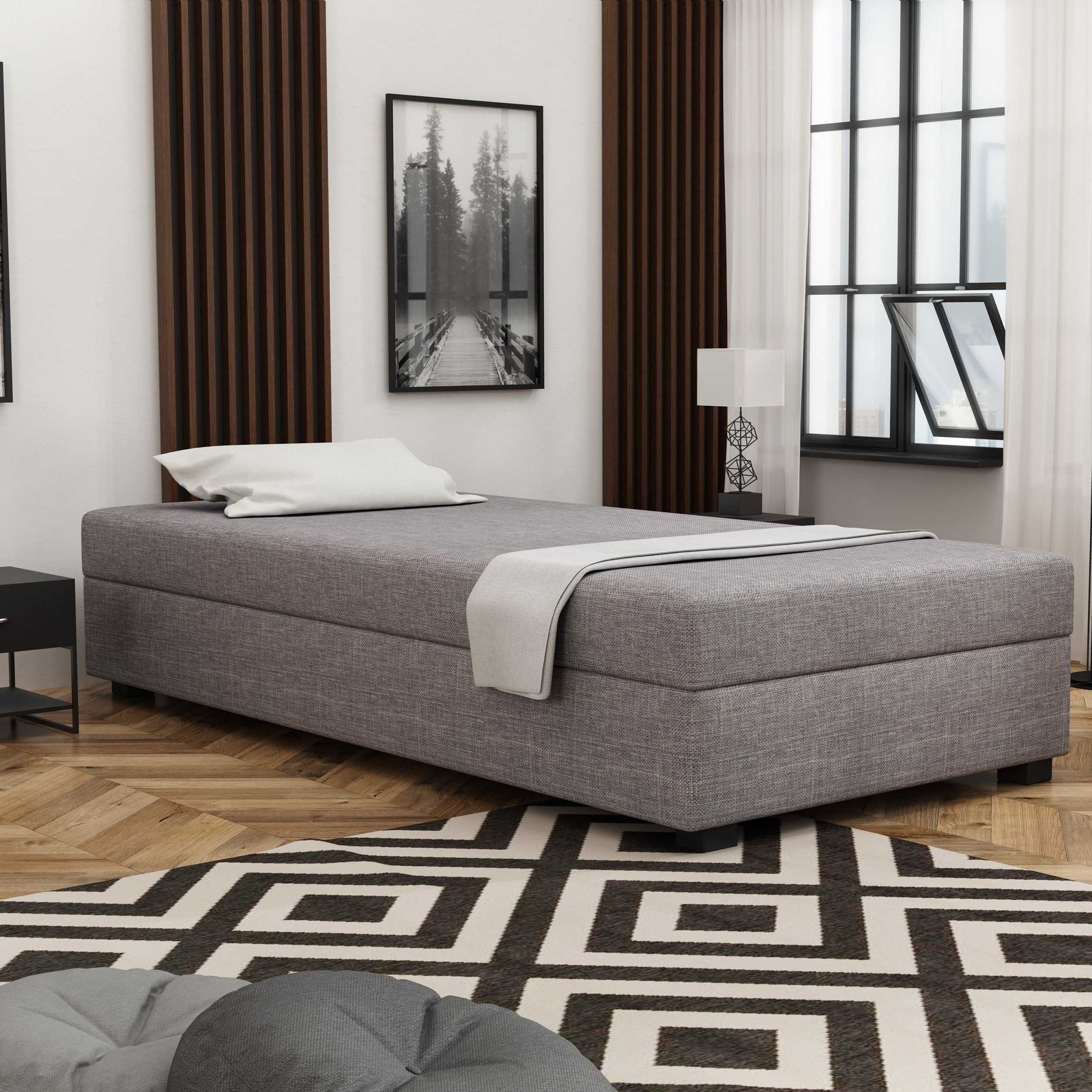 Łóżko z materacem Tapczan  jednoosobowy darmowa dostawa sofa wersalka