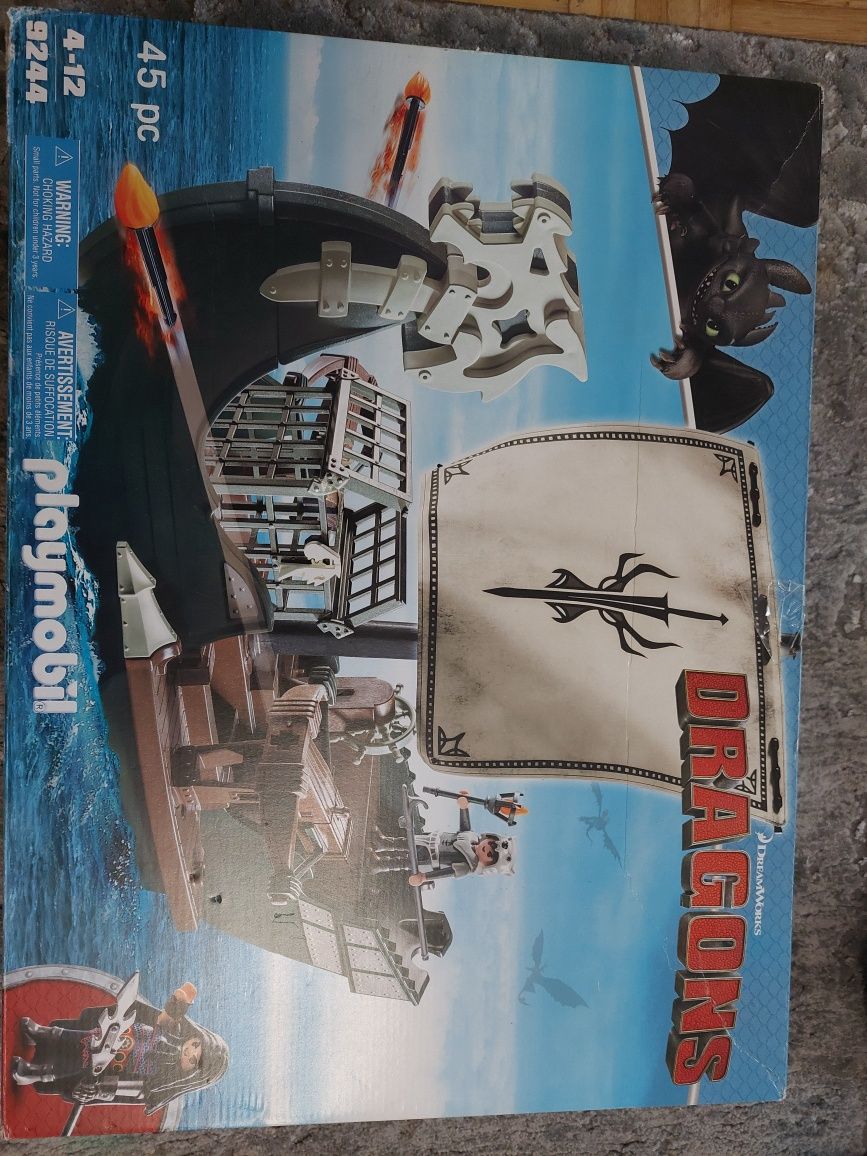 Playmobil 9244 Statek z bajki " Jak wytresować Smoka"