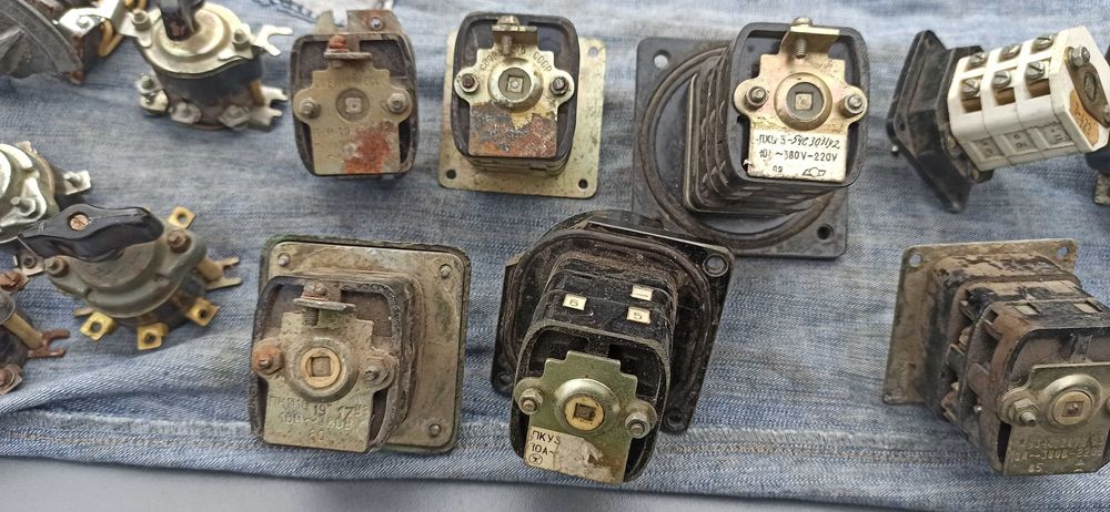 Перемикачі ПКП, ПМФ, МКФ, ПКУ, ПВ, ПП, УП Колодки СССР