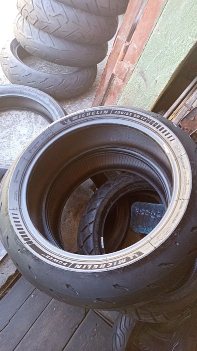 Michelin power gp 200 55 r17 мотошина резина гума скат колесо склад