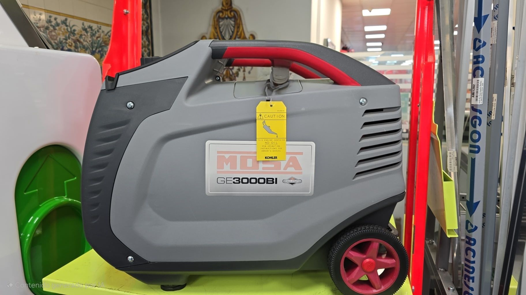 Gerador a gasolina silencioso Mosa 2.6 kW