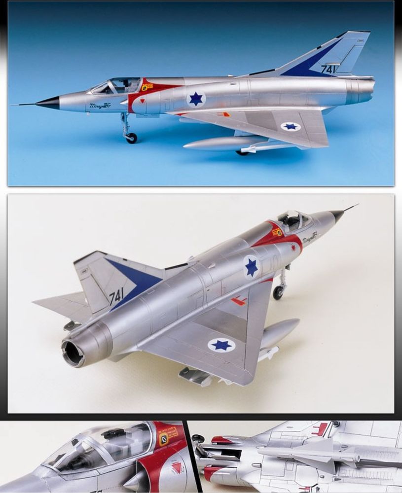 Academy 12247 samolot Mirage IIIC model do sklejania 1:48