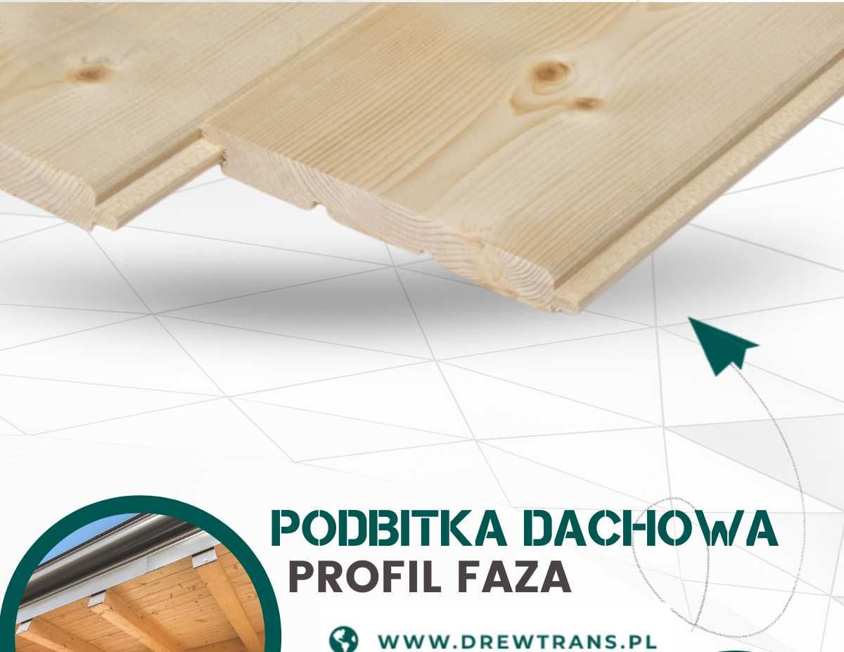 Boazeria, świerk skandynawski -SOFTLINE FAZA 14x121 podbitka dachowa