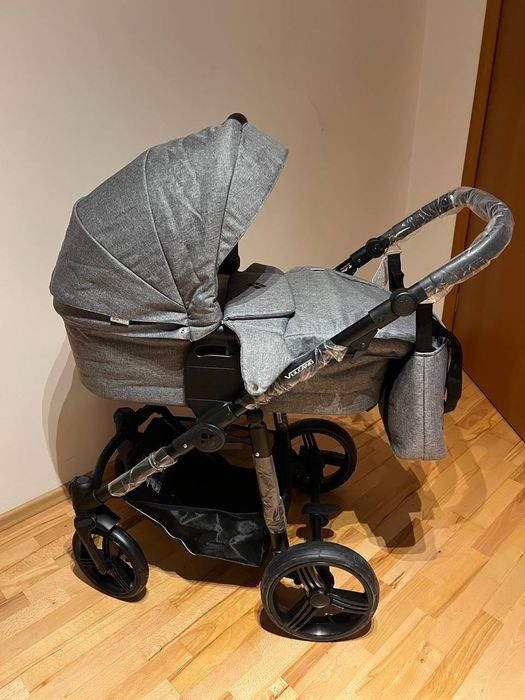 wózek Bebetto Vulcano -2w1 + nosidełko Bebetto Bobostello Mars