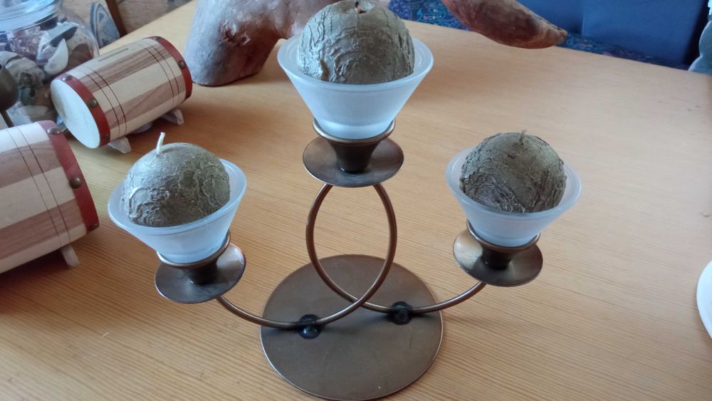 Świecznik na 3 świeczki