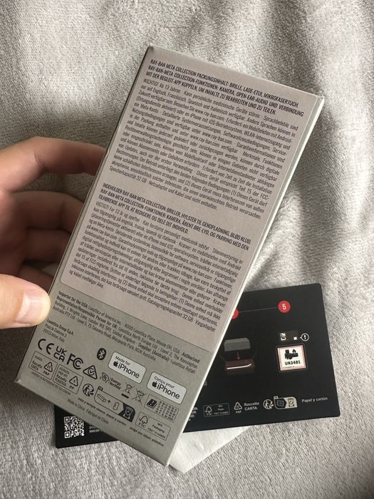 Ray ban meta wayfarer нові рай бен мета окуляри з камерою запаковані