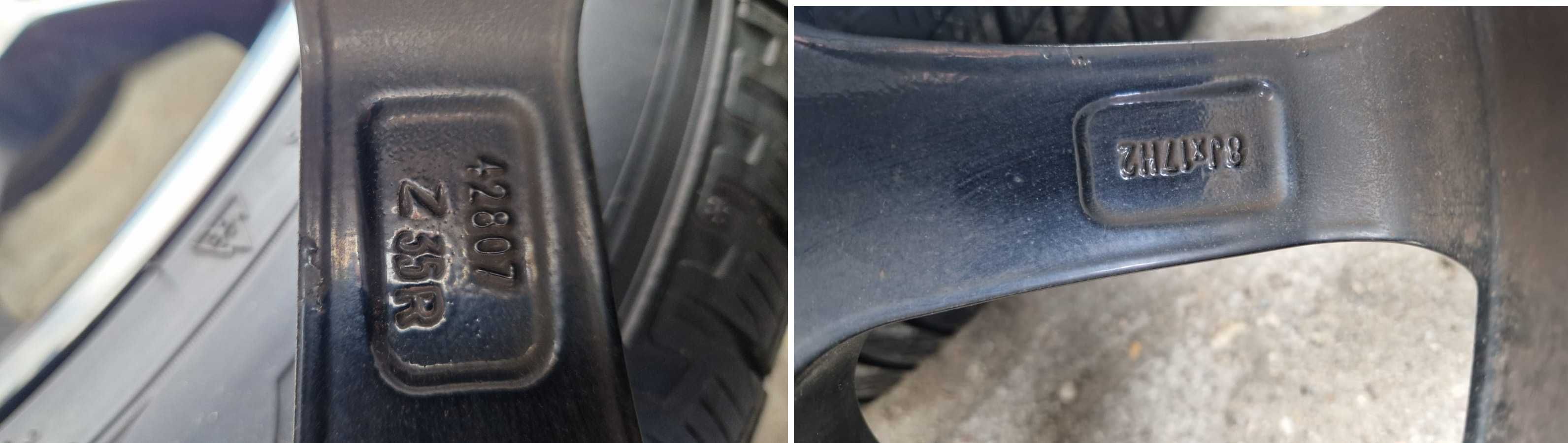 Koła Alufelgi czarne kpl Audi VW Tiguan 225/65/R17 alusy 5x112