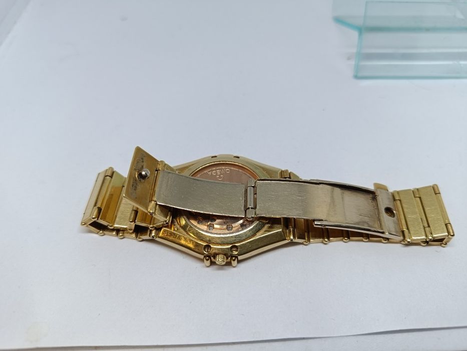 Złoty zegarek Omega Manhattan automatic złoto 750