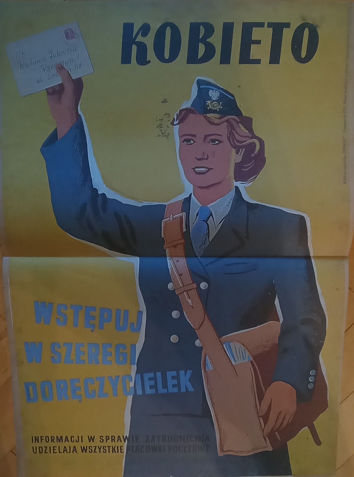 Plakat propaganda PRL