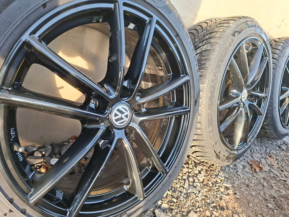 [K28] KOŁA ZIMOWE,ALUFELGI 18'' 5x112 VW T-Roc,Passat B8,Octavia,Super