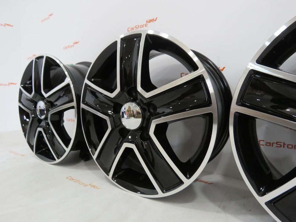 Jantes Autocaravana Carga 1250 kgs 15 x 6.5 et 45 5x118 71.1 Pretas +