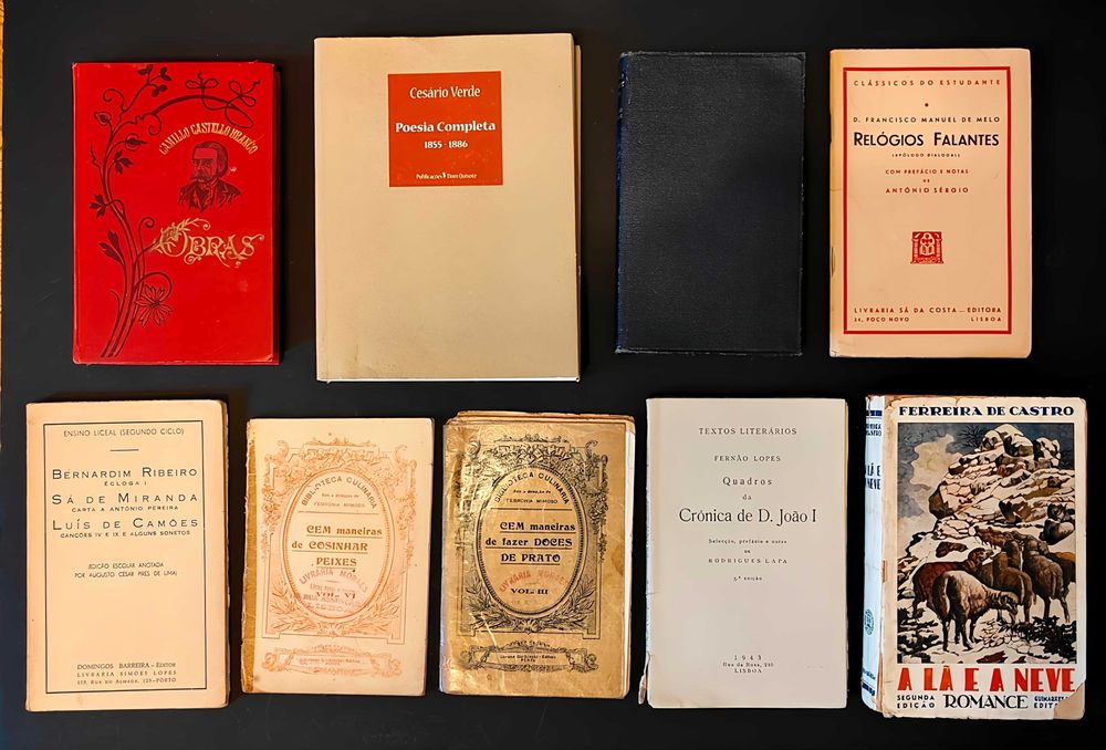 37 livros, raríssimas edições. Lote, apenas 130€!