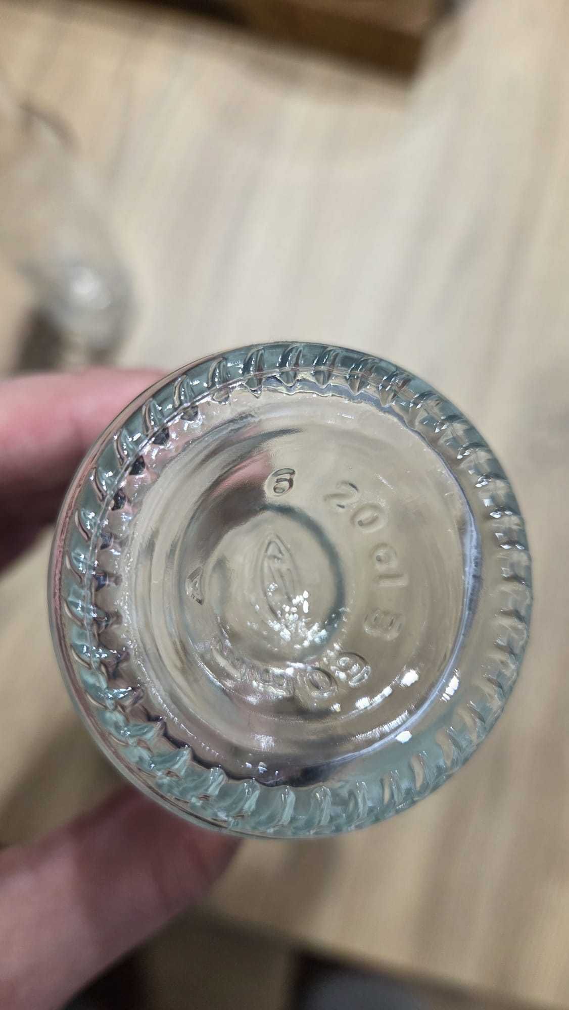 Butelka szklana na nalewkę, sok - 200 ml 6 sztuk