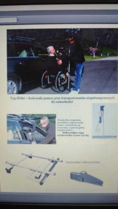 Podnośnik samochodowy dla osób niepełnosprawnych - Top Slider