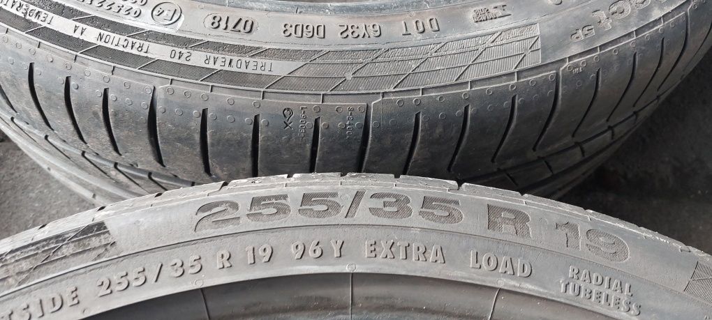 Opony letnie Michelin,  Continental 255/35R19