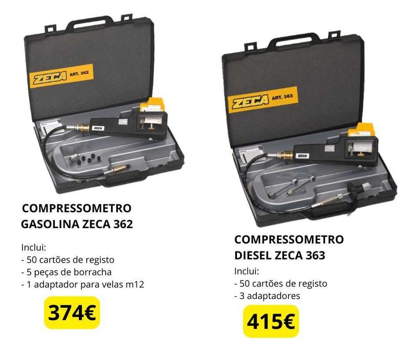 Compressómetro Gasolina / Diesel ZECA JL20