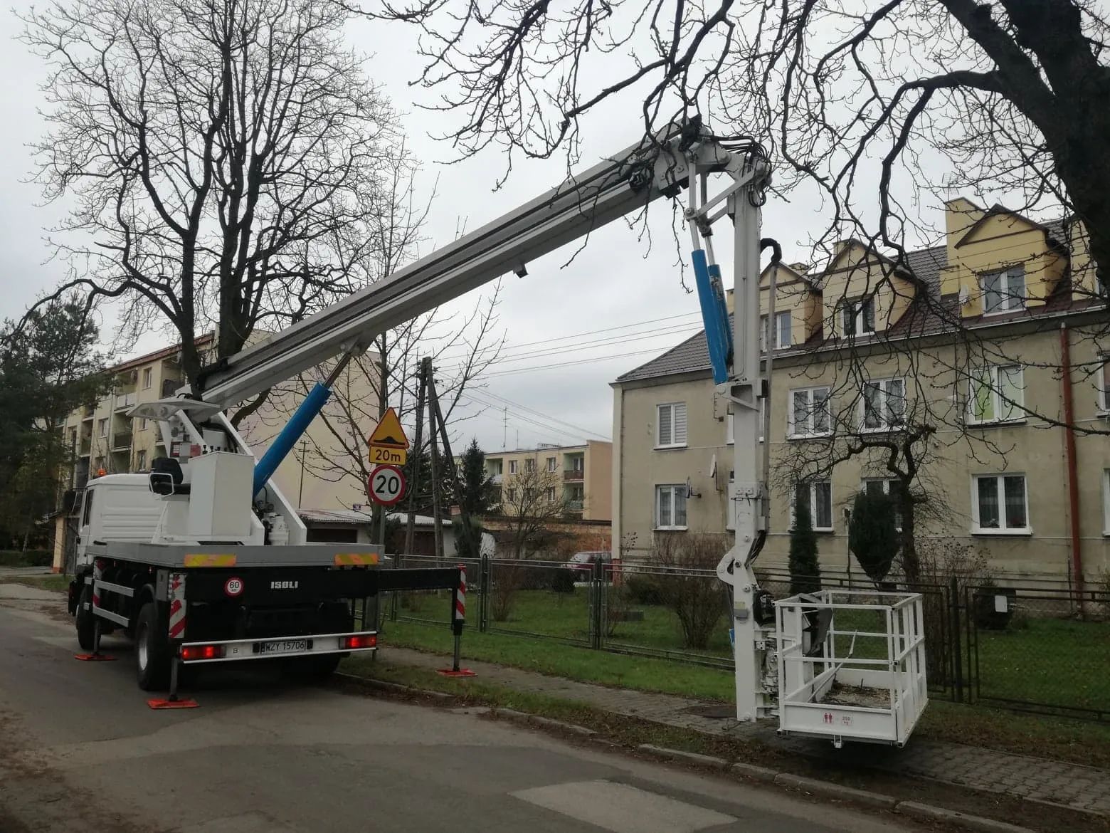 MAN  Podnśnik koszowy, zwyżka 31m